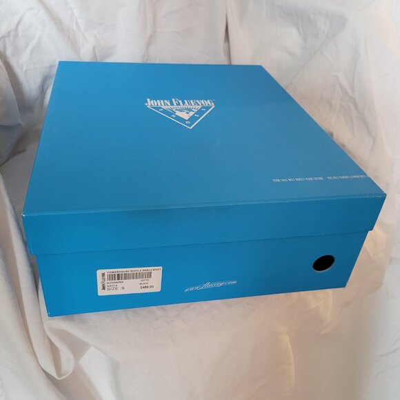 Fluevog Powerhouse Alexandria Lace-Up Boots with a Leather Ruffle Size 9 - Picture 11 of 12